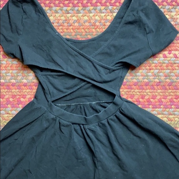 CRISS CROSS BACK SKATER DRESS - Picture 4 of 4